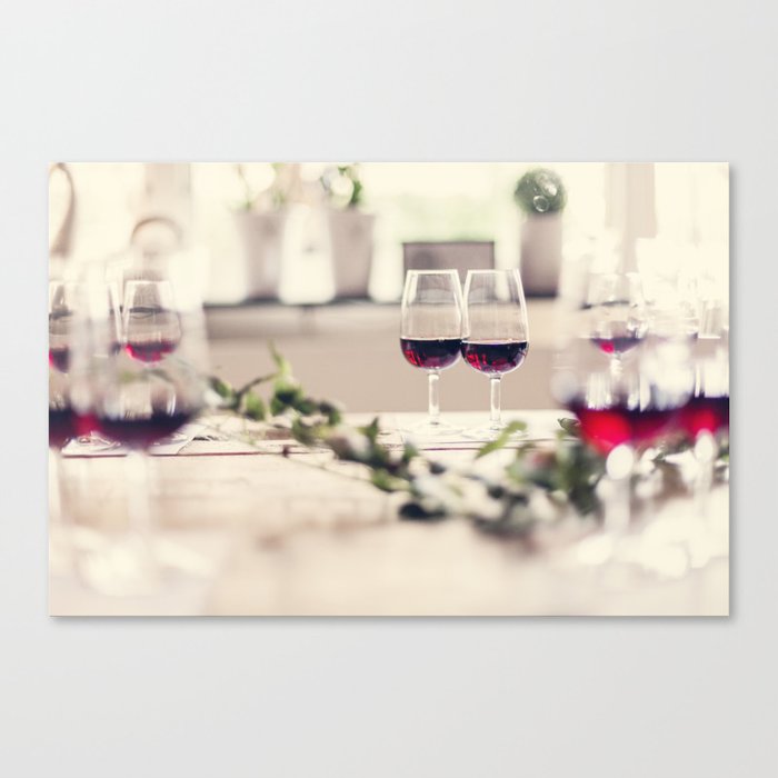 Wine tasting Canvas Print