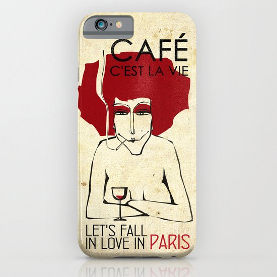 Café c'est la vie - Paris iPhone & iPod Case