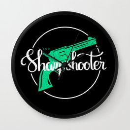 The Sharpshooter Wall Clock
