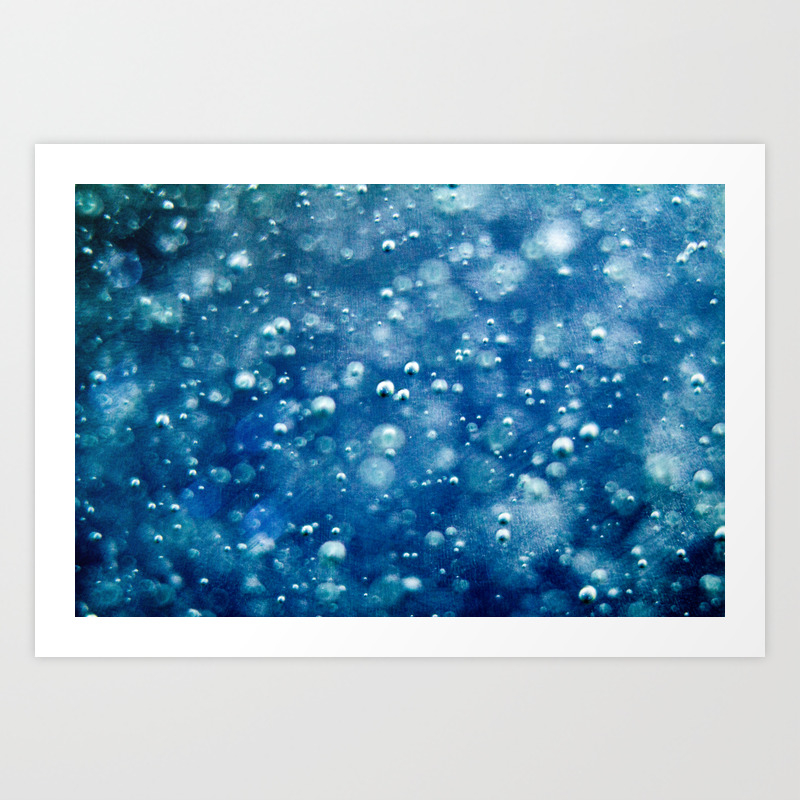 Abstract Background With Rounded Figure Simulating Bubbles Art