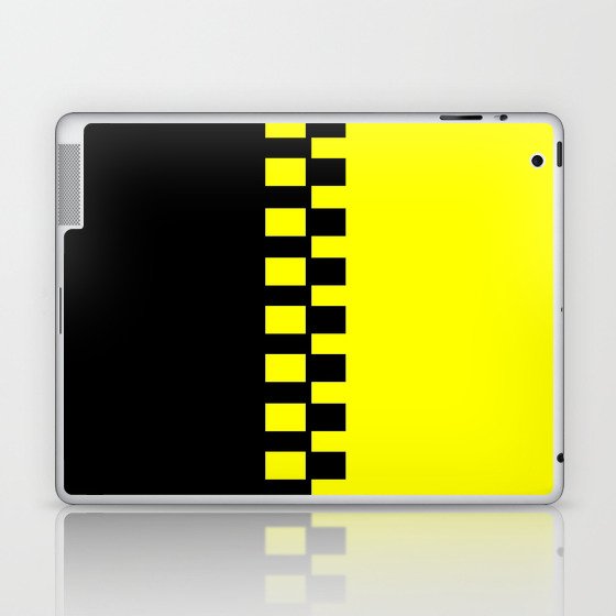 Yellow & Black Laptop & iPad Skin
