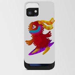 Monster on a skateboard iPhone Card Case