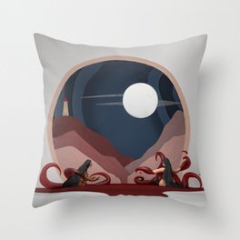 Blood Bending Throw Pillow