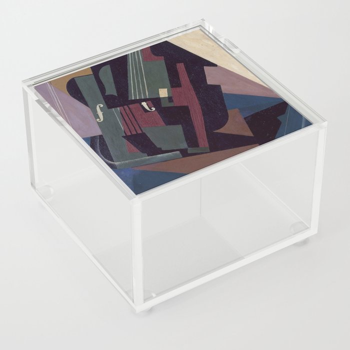 Juan Gris Violin Reproduction High Resolution Acrylic Box