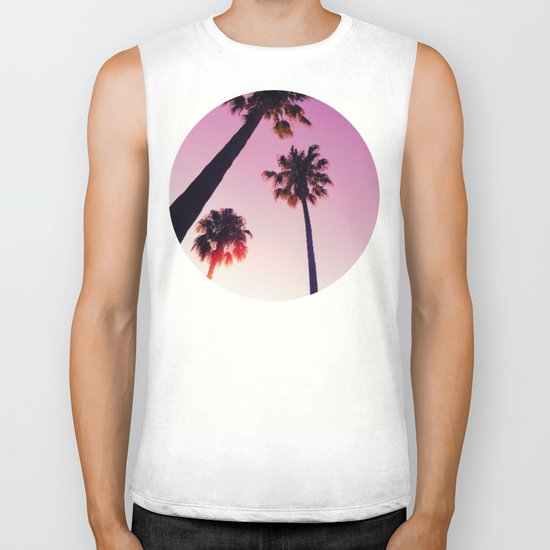 Palm tree Biker Tank