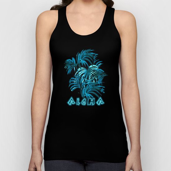 Palm leaves II Unisex Tank Top