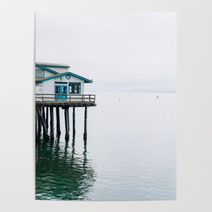 Ocean Boardwalk . Santa Barbara, California Poster