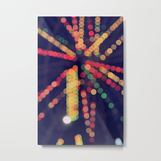 At the Show Bokeh Metal Print