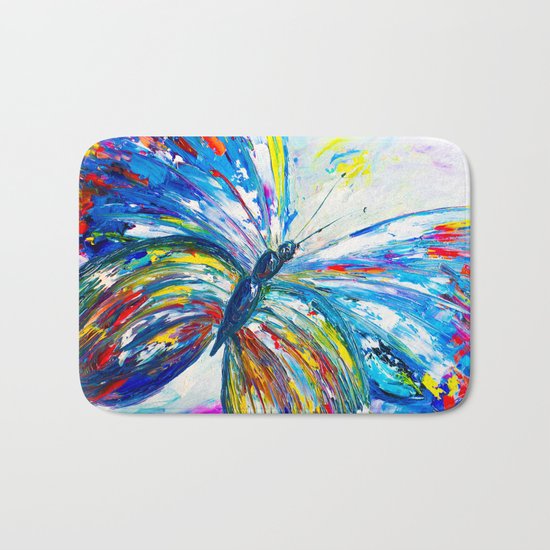The Butterfly Bath Mat