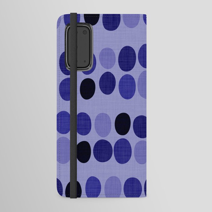 Stacked stones - very peri Android Wallet Case
