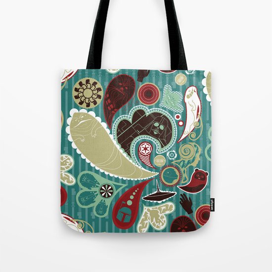 A Long Time Ago In A Paisley Far Far Away Tote Bag