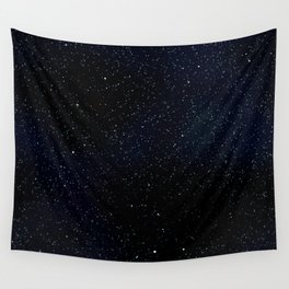 Spatial Starlight Blue Wall Tapestry