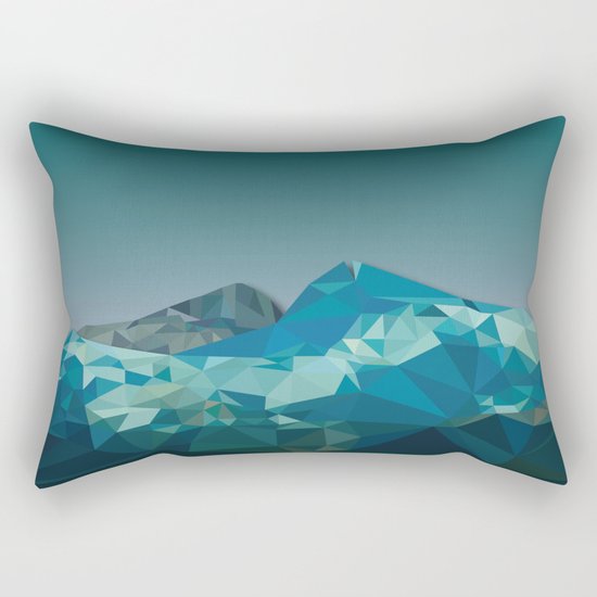 Night Mountains No. 36 Rectangular Pillow