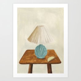 Shell Lamp Art Print