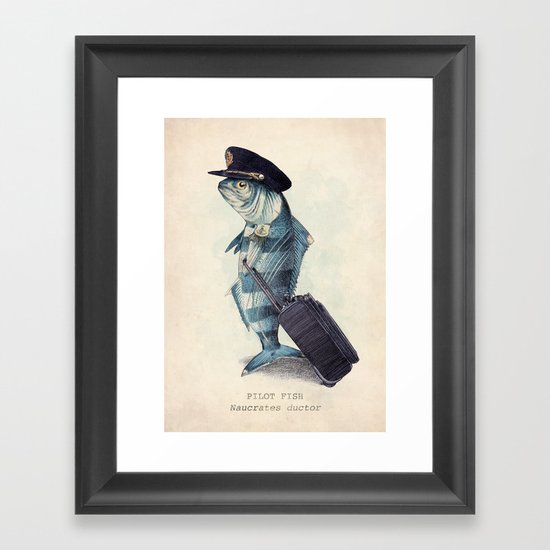 The Pilot Framed Art Print