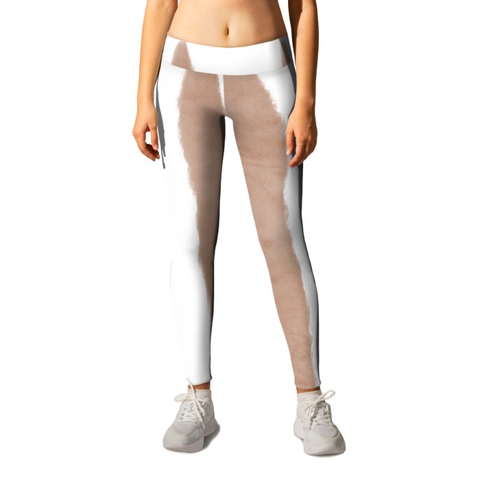 Watercolor Vertical Lines With White 29 Leggings