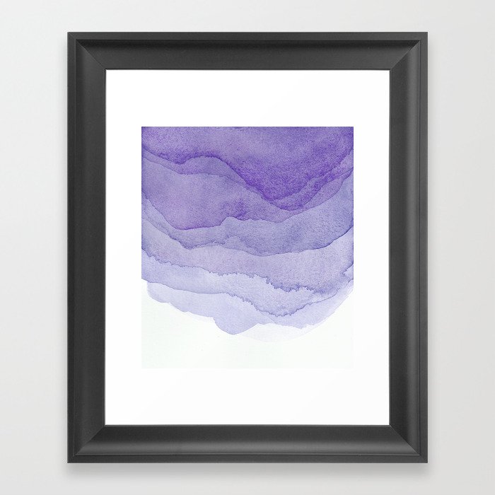Lavender Flow Framed Art Print