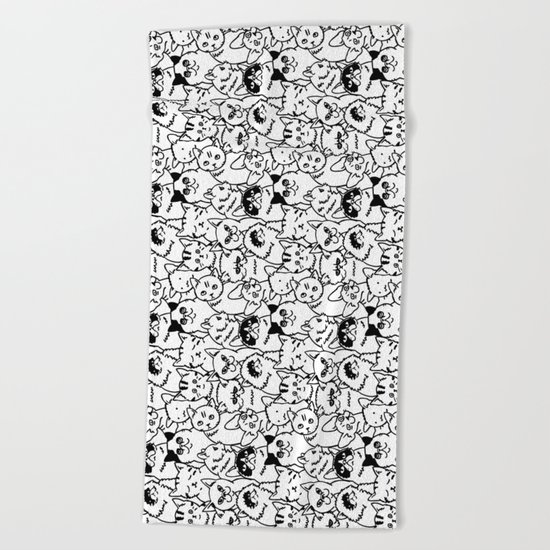Oh Cats Beach Towel
