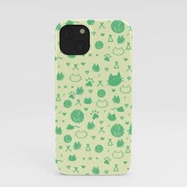 Purr! (lime) iPhone Case