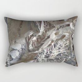 Silver Crystal First Rectangular Pillow