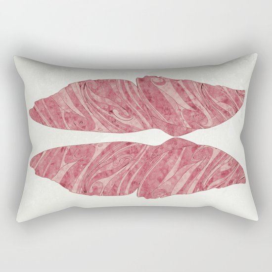 Abstract Butterfly Wings Design Rectangular Pillow