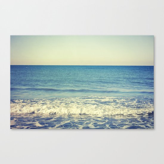 in the arms of the Ocean Canvas Print