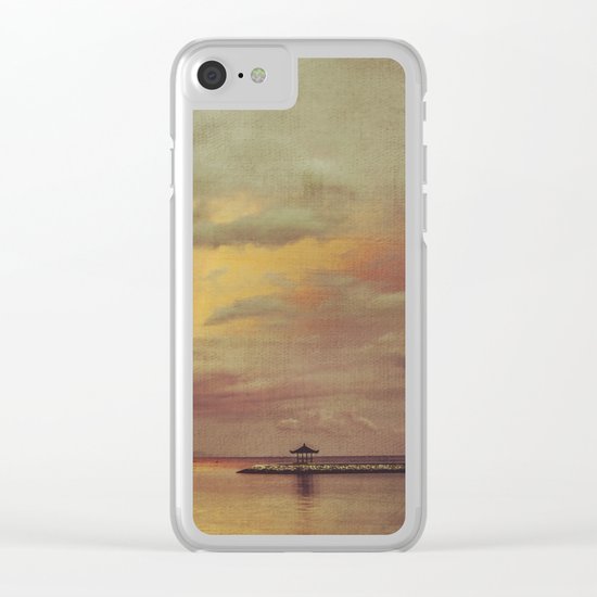 Walk Alone Clear iPhone Case