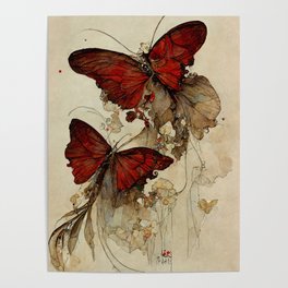 Butterflies of Willowood: Grassland Redrunners Poster