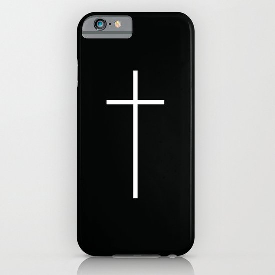 Christian Cross Black iPhone & iPod Case
