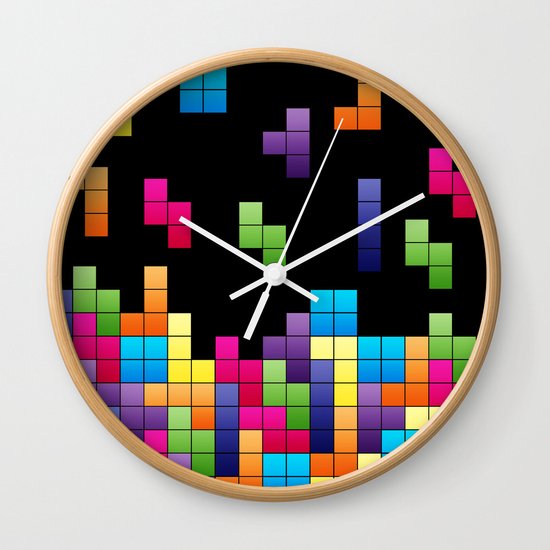 Tetris Troubles. Wall Clock