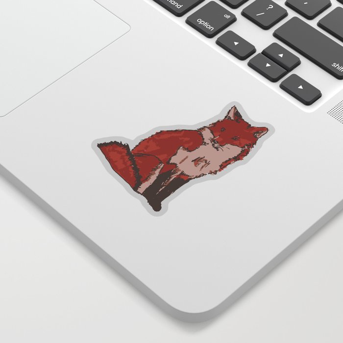Red Fox Sticker
