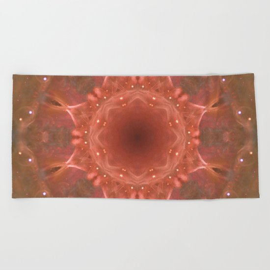 Space Mandala no9 Beach Towel