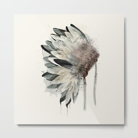 Headdress Metal Print