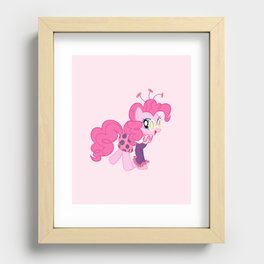Jolly Pinkie Pie Recessed Framed Print