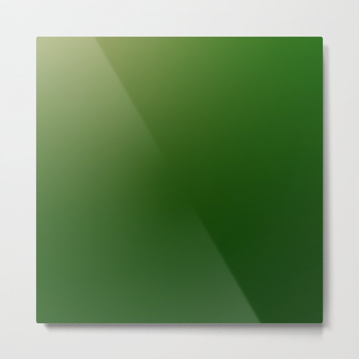 38 Green Gradient Background 220713 Minimalist Art Valourine Digital Design Metal Print