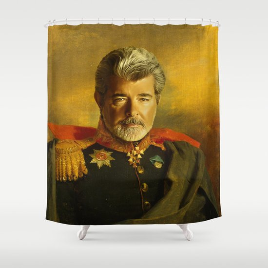 George Lucas - replaceface Shower Curtain