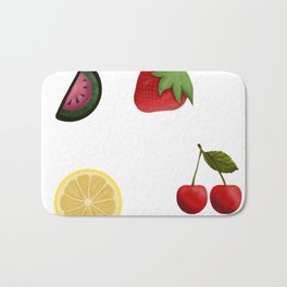 Fruit BABY Bath Mat | Selfmade, Strawberry, Digital, Fruit, Food, Sticker, Cherry, Watermelon, Graphicdesign, Lemon 