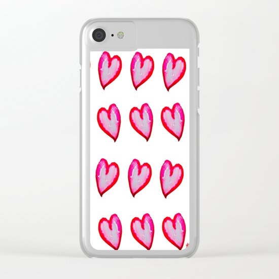 She Said She Wouldn't Go, Hearts! Clear iPhone Case