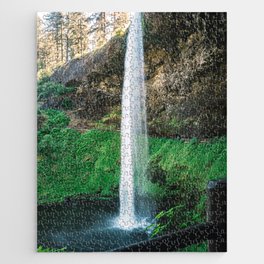 Waterfall in Oregon Jigsaw Puzzle