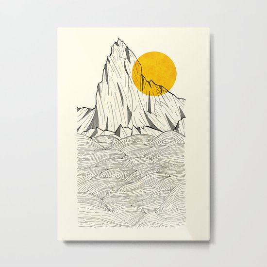 Sun Cliffs Metal Print