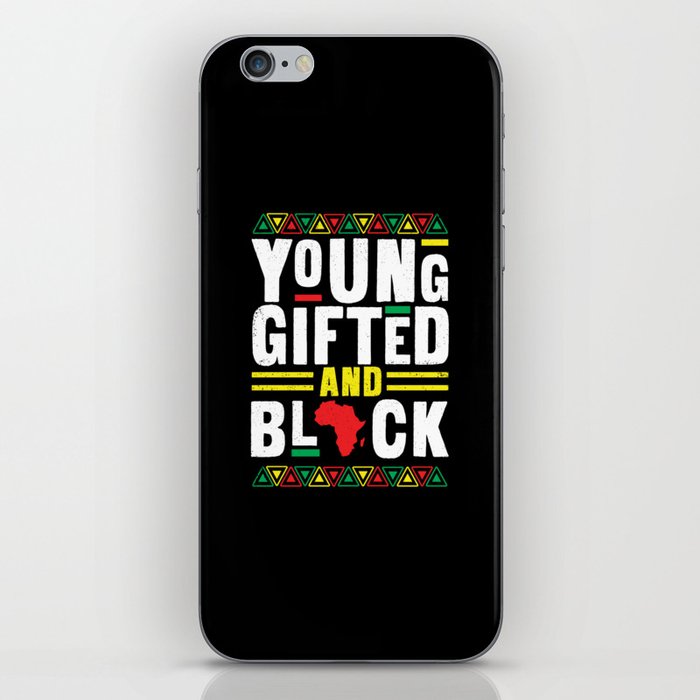 Young Gifted And Black Black History Month iPhone Skin