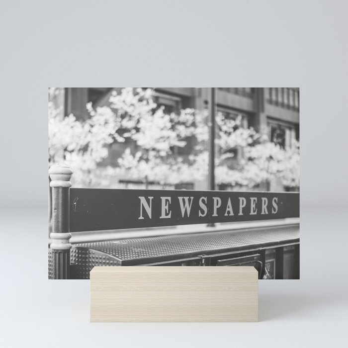 Newspaper Stand - Chicago Photography Mini Art Print