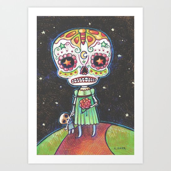 Sugar Skull Art Print