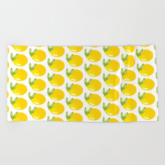 LEMON Beach Towel