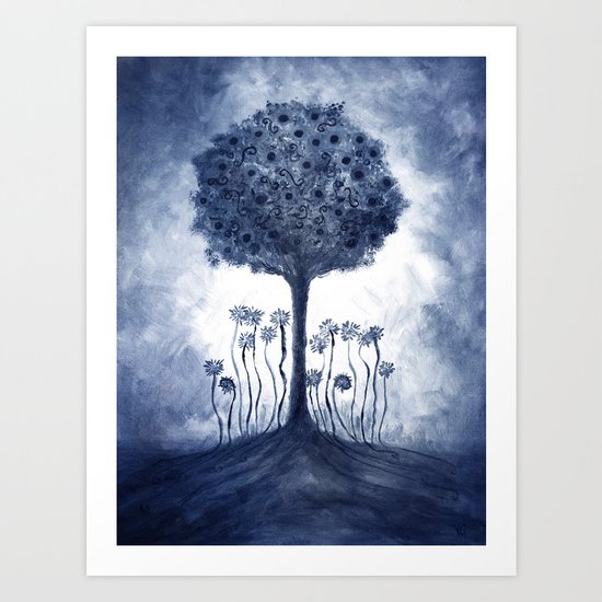 Energy from the tree Art Print