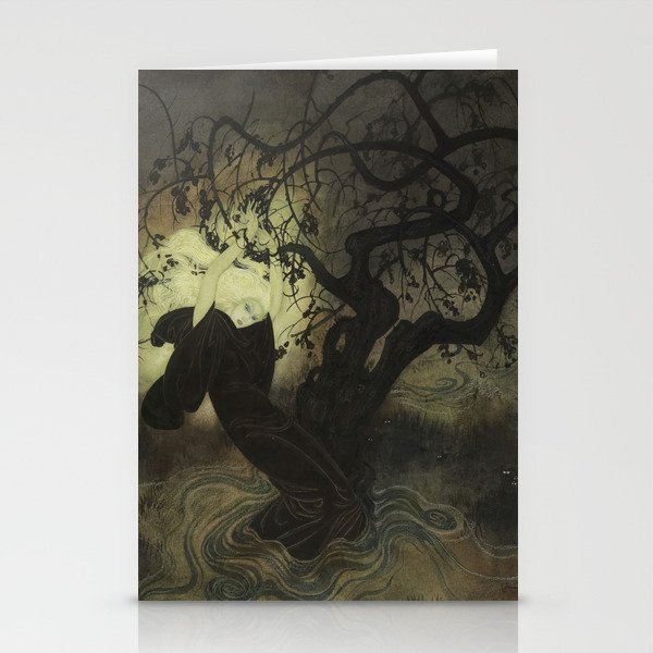  Edmund Dulac THE BURIED MOON  Stationery Cards