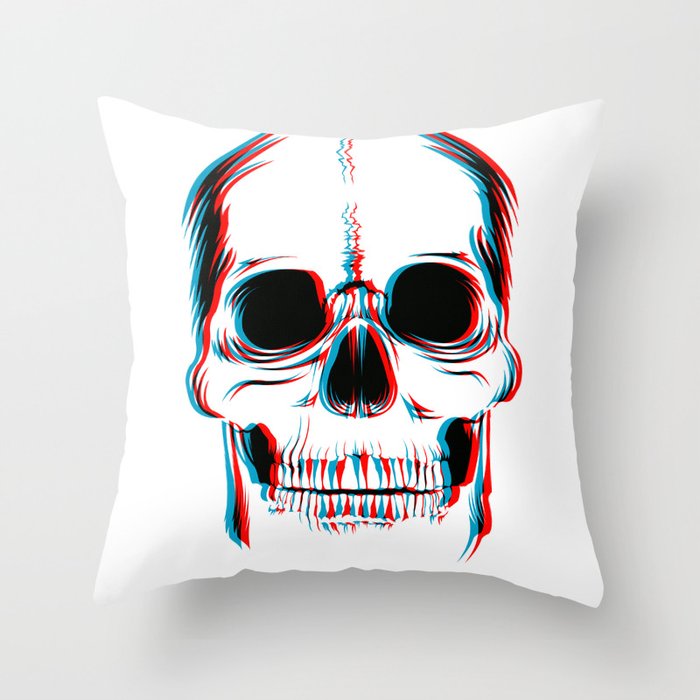 Skull Throw Pillow