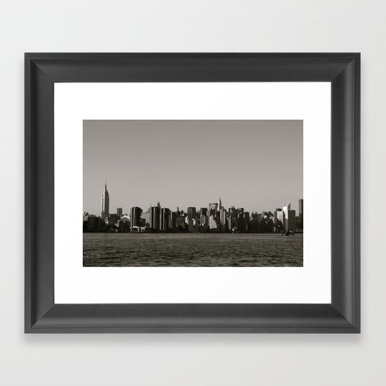 New York Skyline Framed Art Print