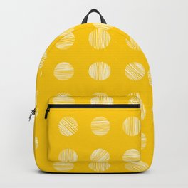 Scratched Little Dots (Yellow) Backpack
