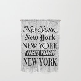 New York City black and white New York poster I love heart NYC Design black-white home wall decor Wall Hanging